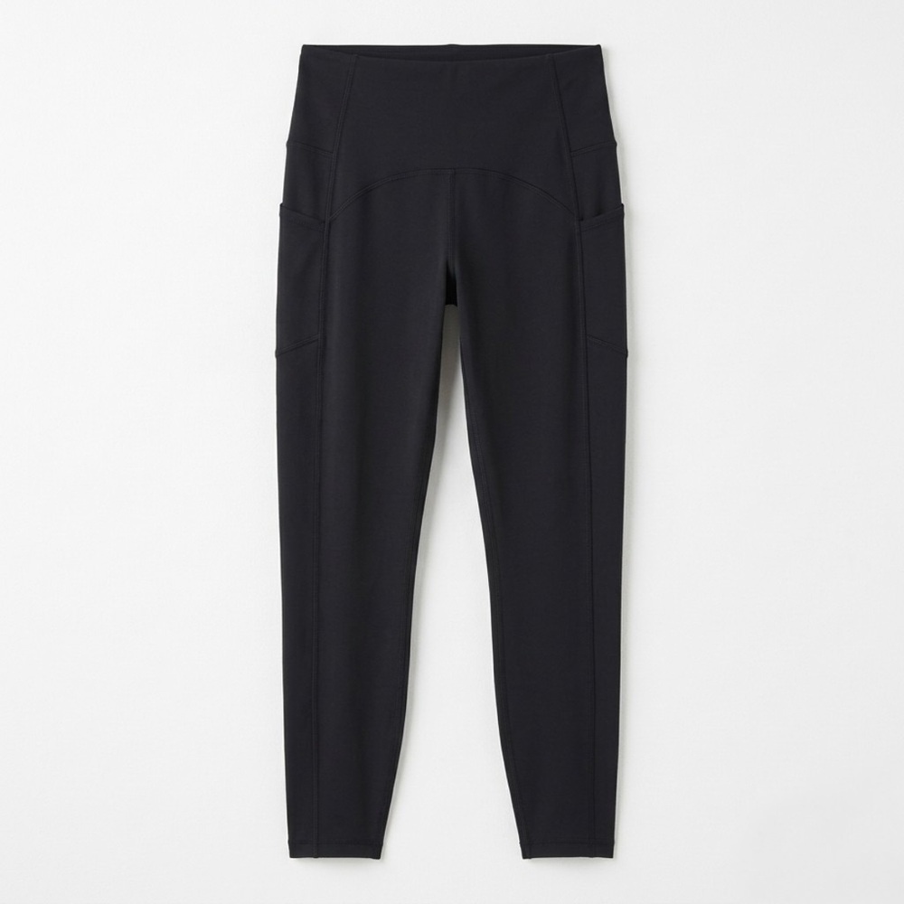 RBX Active High-Waisted Black Leggings With Pockets Medium 7/8 Length